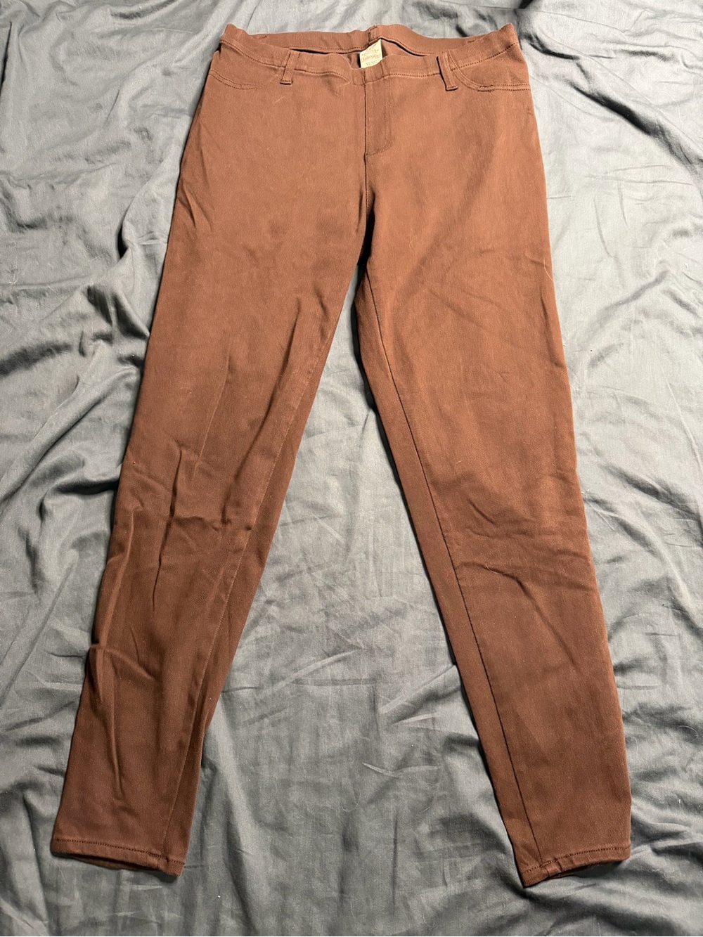 Faded Glory Brown Stretch Leggings